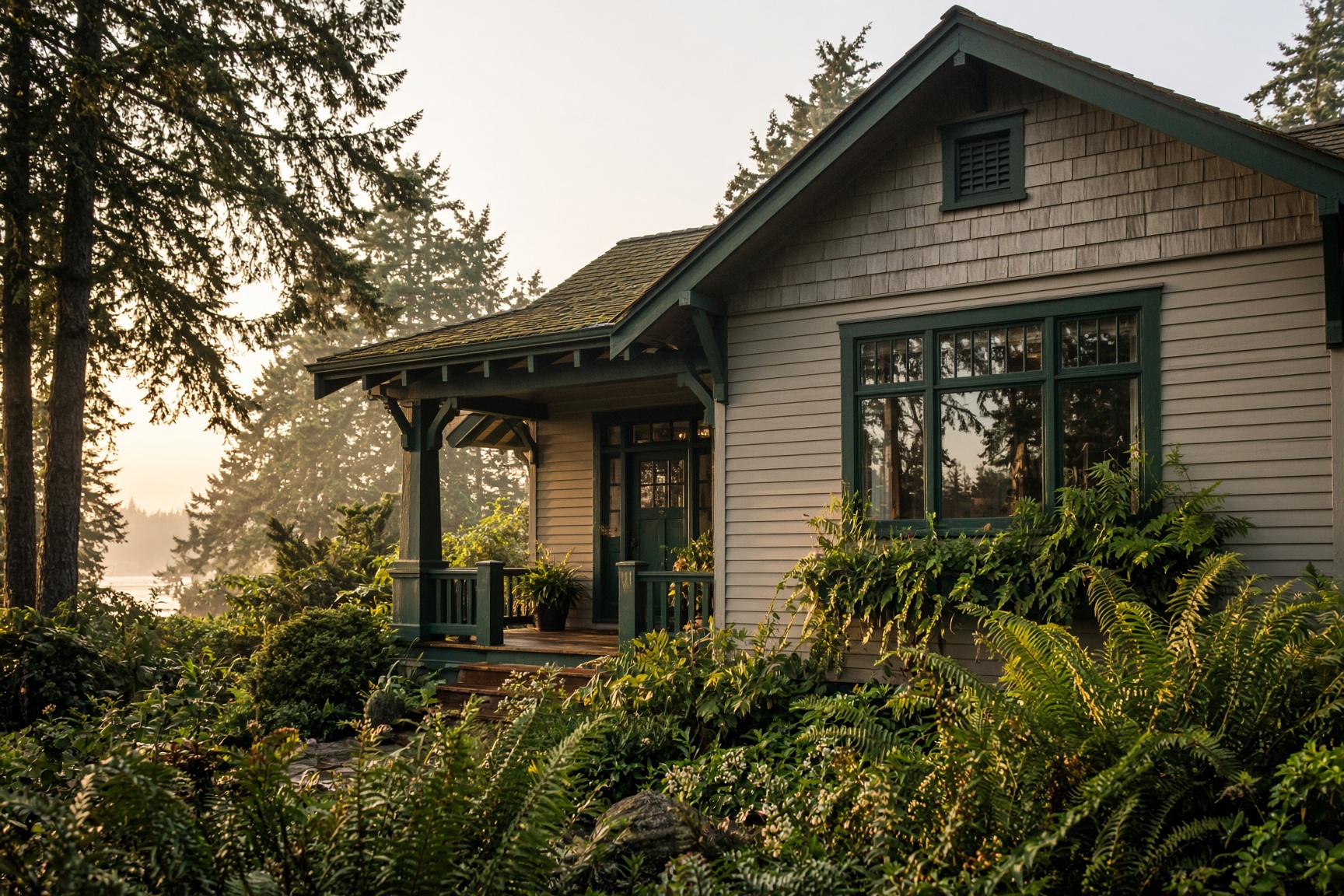 Craftsman exterior in Cumberland after a repaint