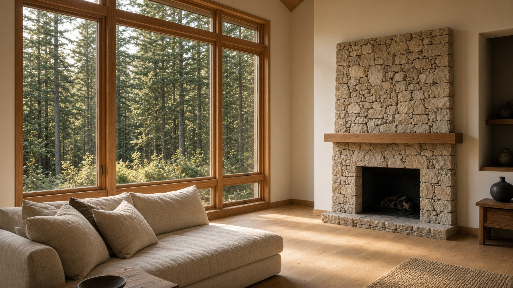 Sunlit Courtenay living room after interior painting